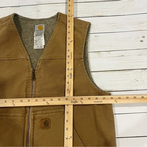 Carhartt Canvas Men’s Work Vest Sz L - Picture 3 of 11